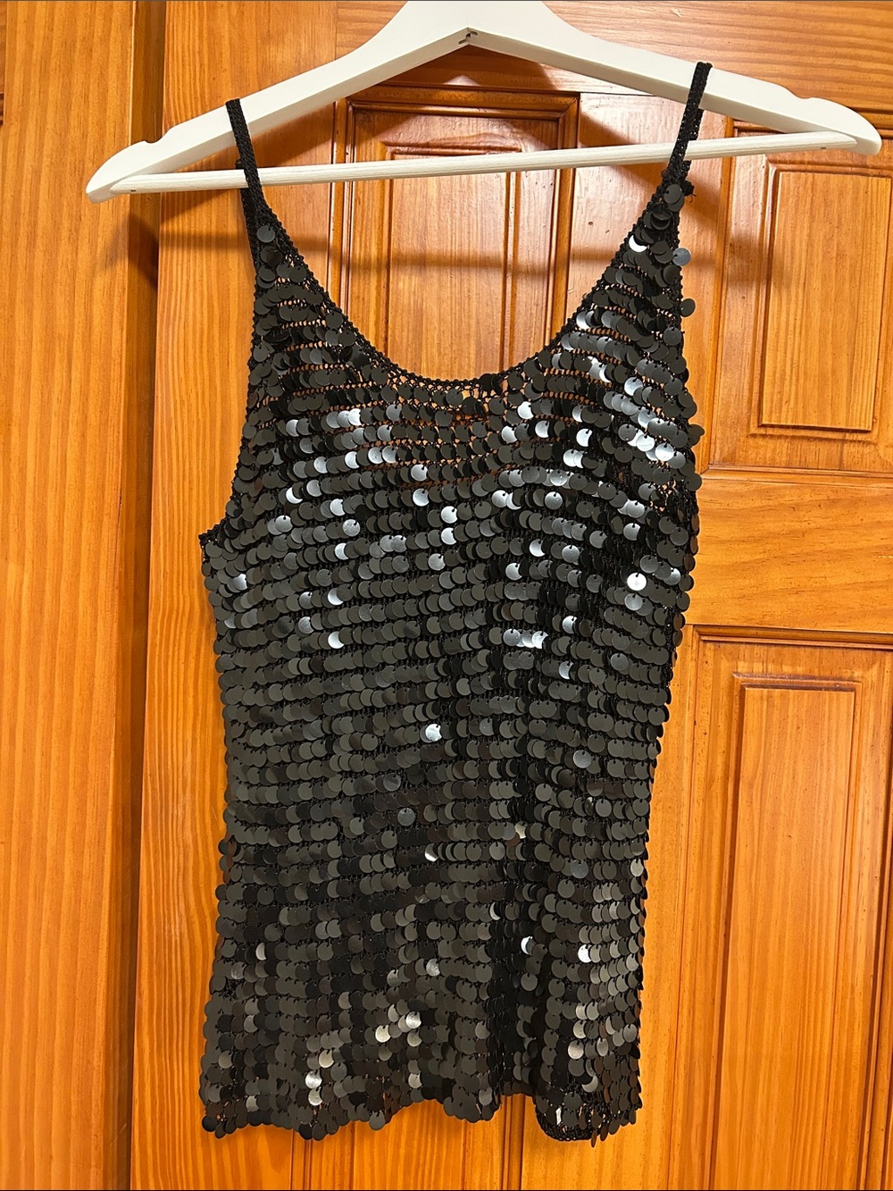 90s Vintage Sequin Tank Top